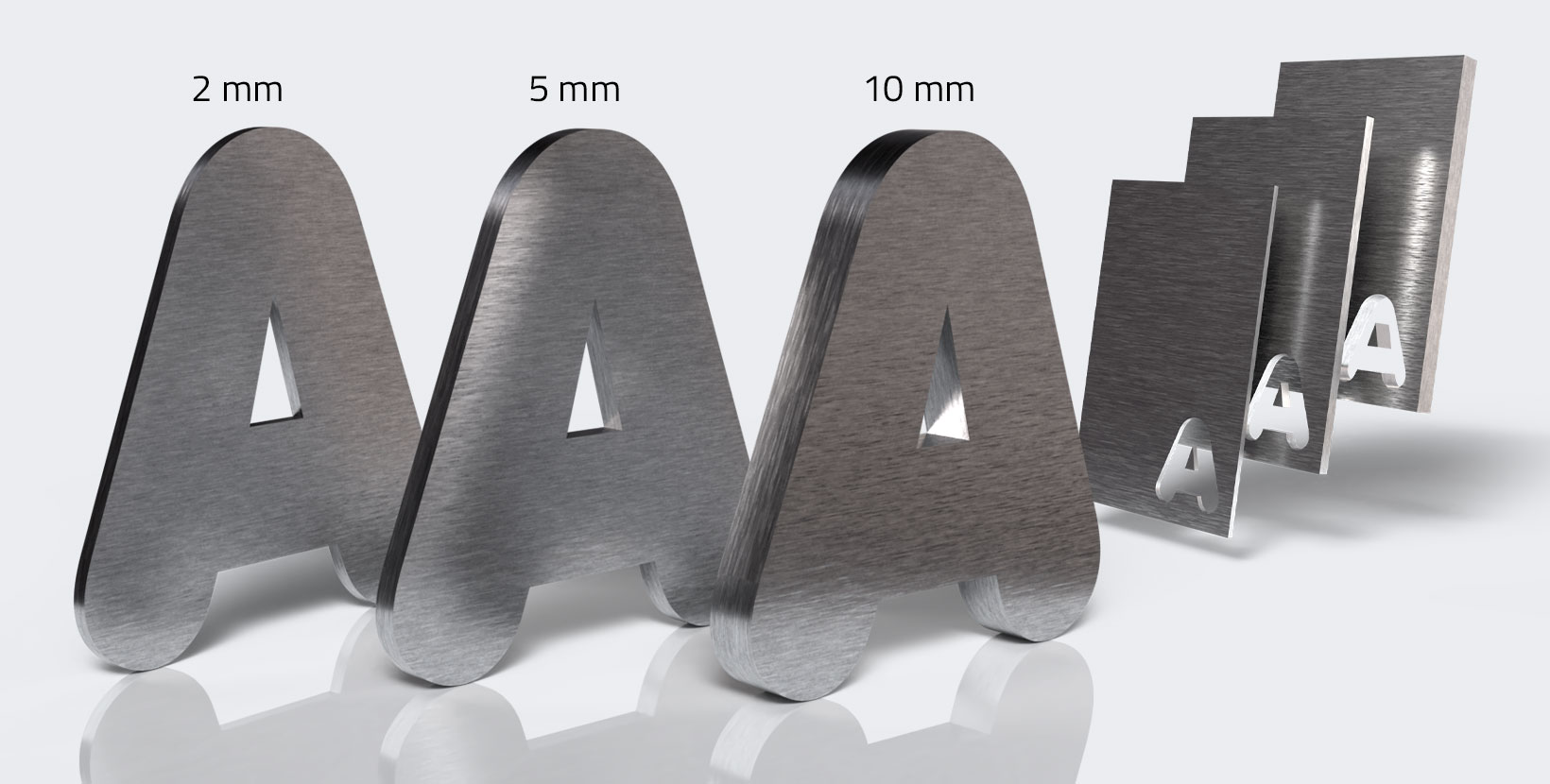 lettre aluminium